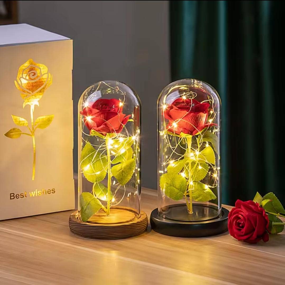 Artificial rose flower Etemel rose led light