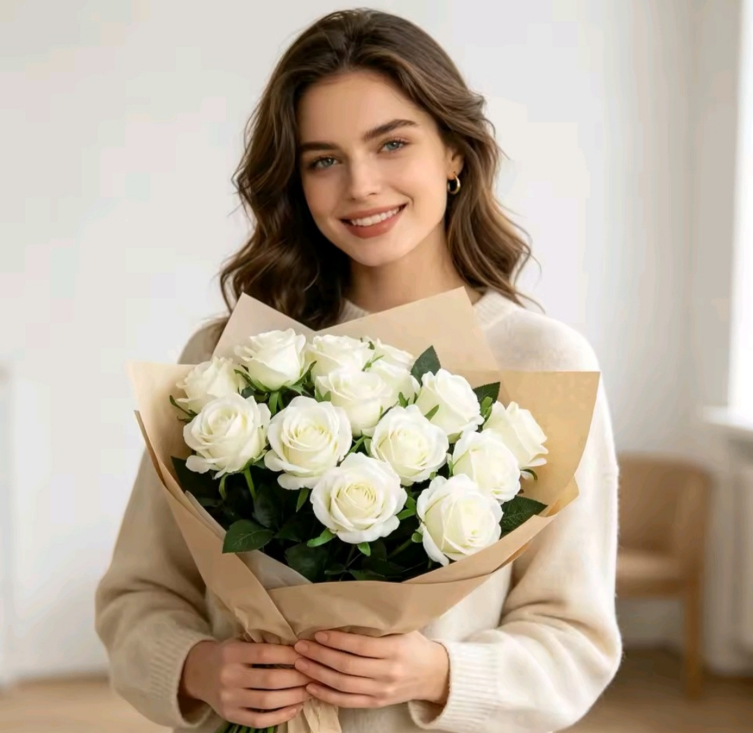 Artificial Rose Flowers  Bouquet image 2